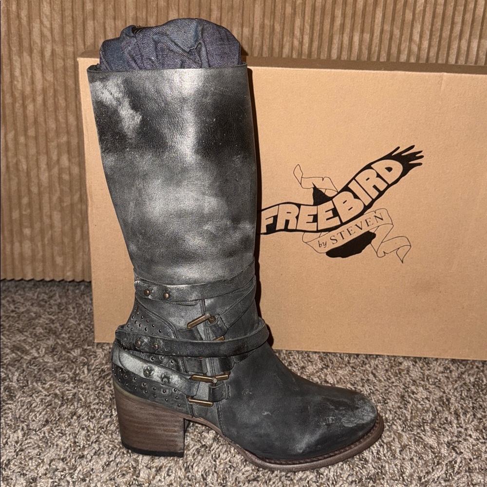 Freebird by Steven Coy Boots -Brand New In Box With Receipt. Retails $395.00 - Picture 4 of 8